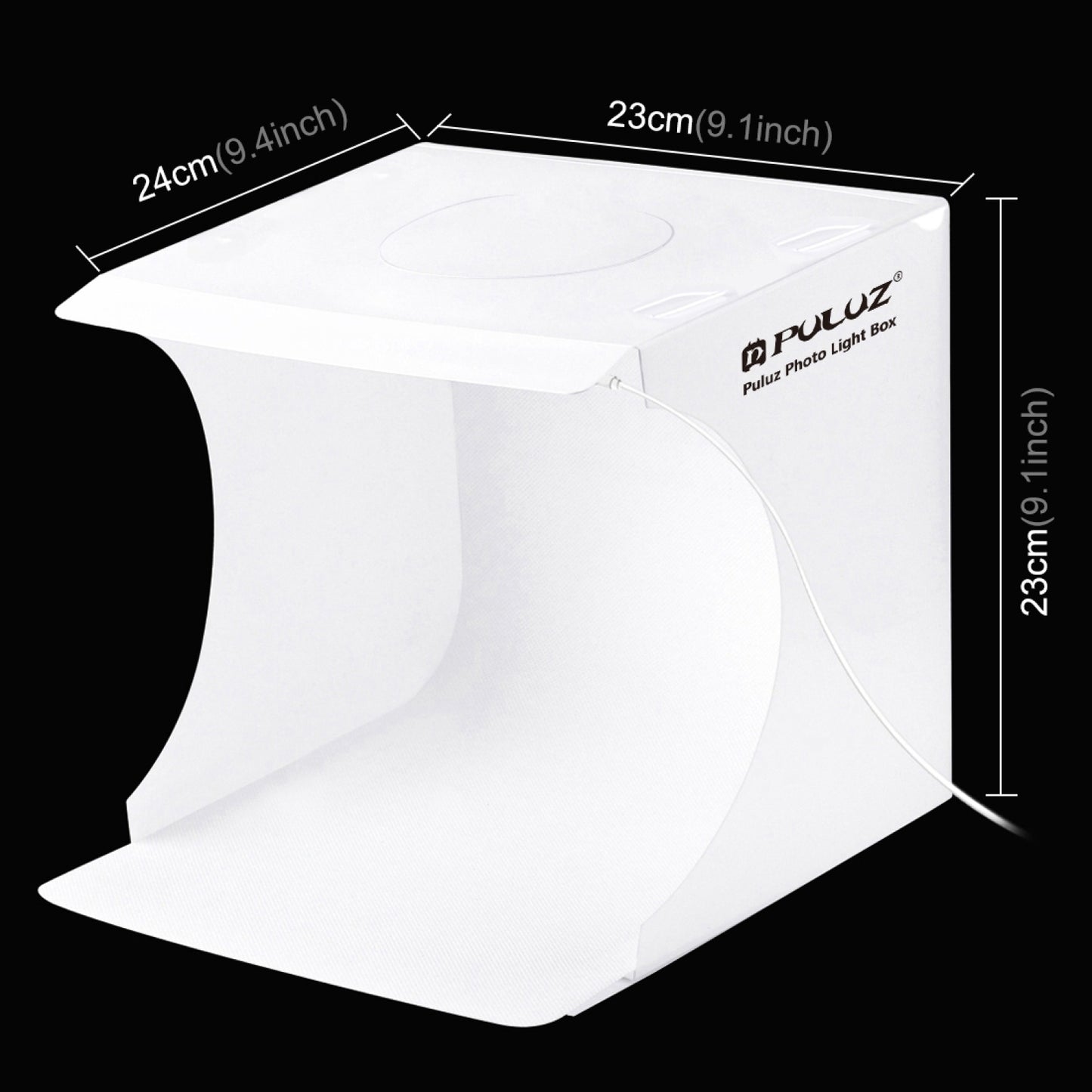Portable Photo Studio Box - 550LM Folding LED Light Tent with 6-Color Backdrops - Ideal for Photography & Product Display