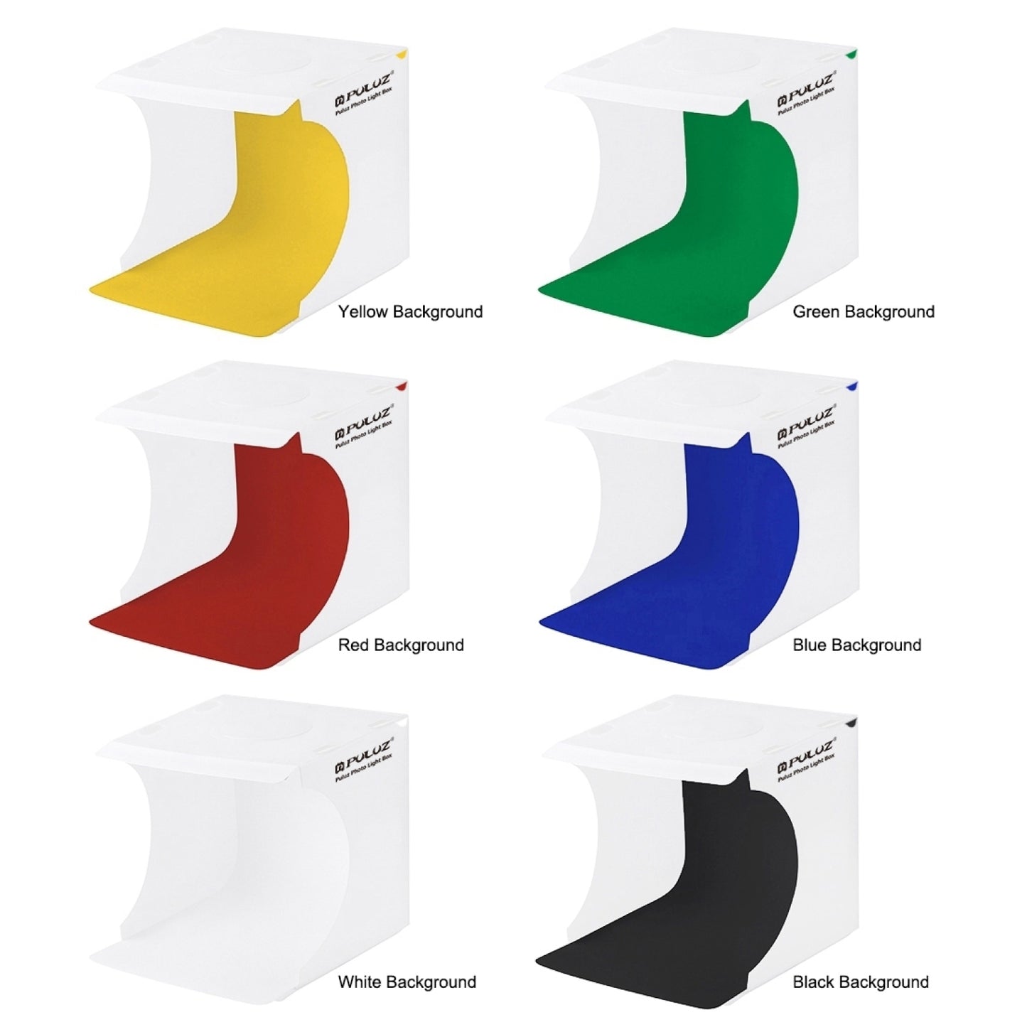 Portable Photo Studio Box - 550LM Folding LED Light Tent with 6-Color Backdrops - Ideal for Photography & Product Display