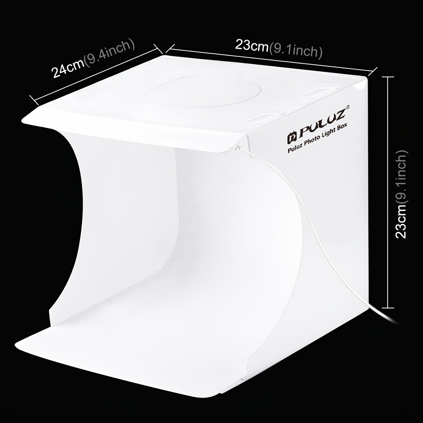 Portable Photo Studio Box - 550LM Folding LED Light Tent with 6-Color Backdrops - Ideal for Photography & Product Display