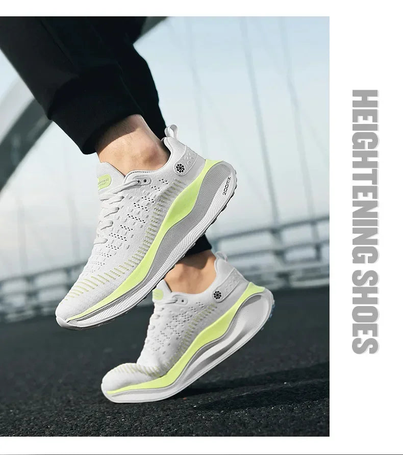 Zapatillas de deporte para Hombre, zapatos de tenis cómodos de malla, para correr, con placa de carbono, amortiguación, entrenamiento deportivo, trotar, Unisex, 2024