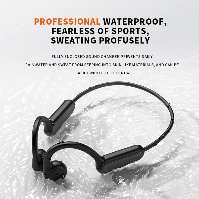 Xiaomi Mijia-Auriculares deportivos de conducción ósea Real, cascos inalámbricos compatibles con Bluetooth, manos libres con micrófono para correr