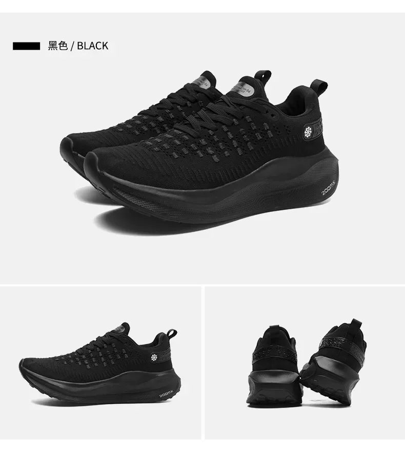 Zapatillas de deporte para Hombre, zapatos de tenis cómodos de malla, para correr, con placa de carbono, amortiguación, entrenamiento deportivo, trotar, Unisex, 2024