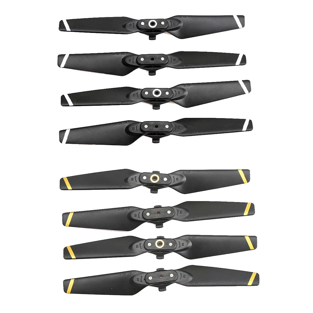 Hélice plegable de fibra de carbono para Dron DJI Spark, 4 piezas, liberación rápida