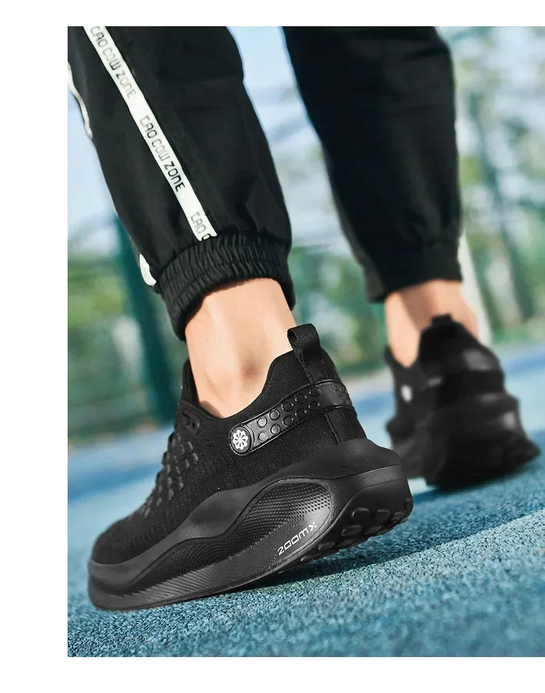 Zapatillas de deporte para Hombre, zapatos de tenis cómodos de malla, para correr, con placa de carbono, amortiguación, entrenamiento deportivo, trotar, Unisex, 2024