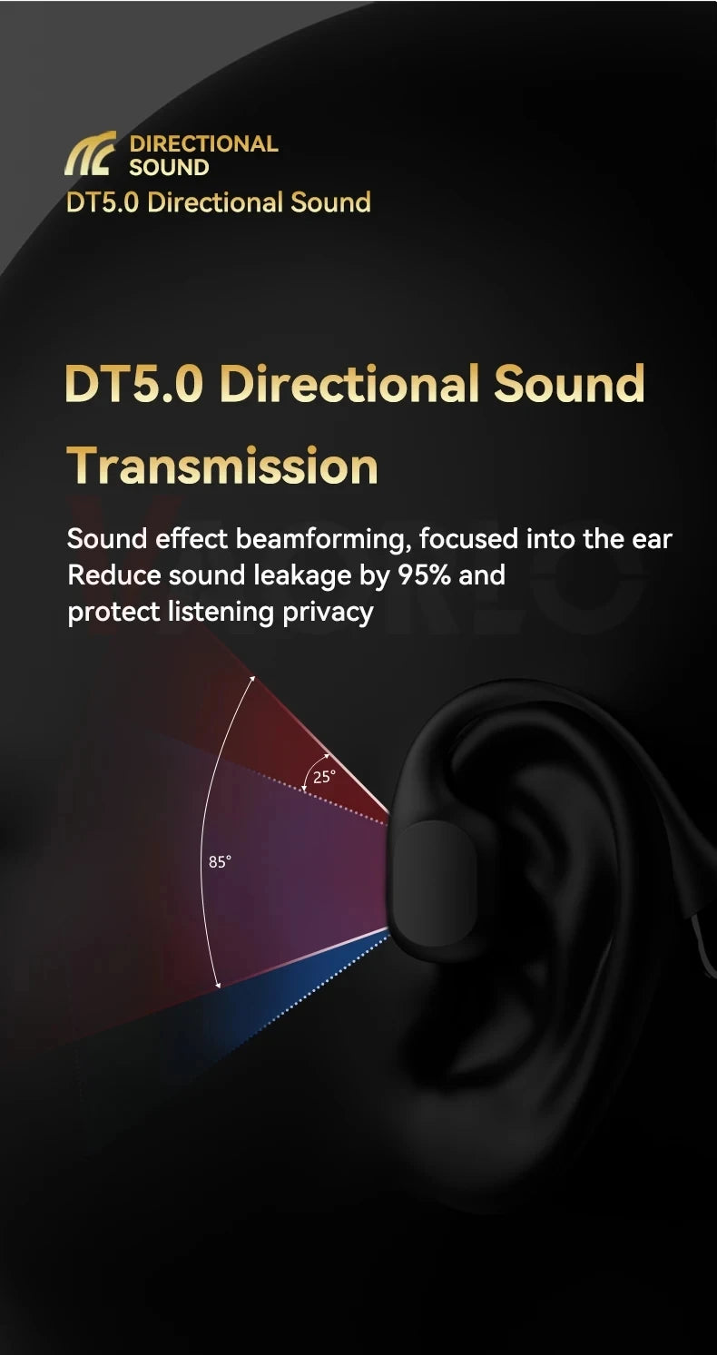 Xiaomi-auriculares de conducción ósea, inalámbricos por Bluetooth 5,4, deportivos, IPX8, resistentes al agua, para nadar, con reproductor MP3 de 32G RAM