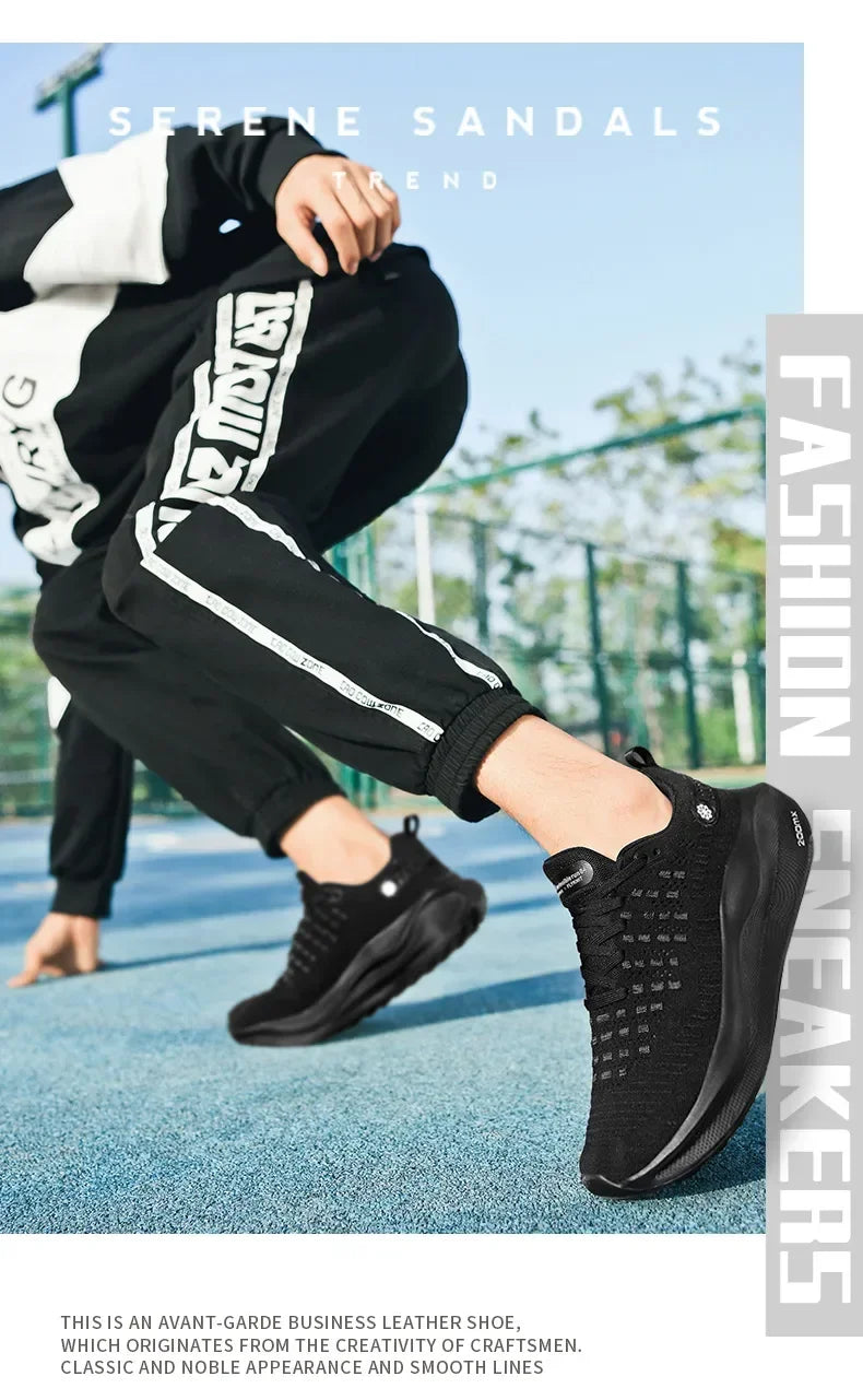 Zapatillas de deporte para Hombre, zapatos de tenis cómodos de malla, para correr, con placa de carbono, amortiguación, entrenamiento deportivo, trotar, Unisex, 2024