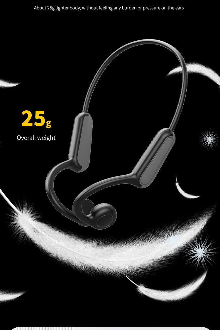 Xiaomi Mijia-Auriculares deportivos de conducción ósea Real, cascos inalámbricos compatibles con Bluetooth, manos libres con micrófono para correr