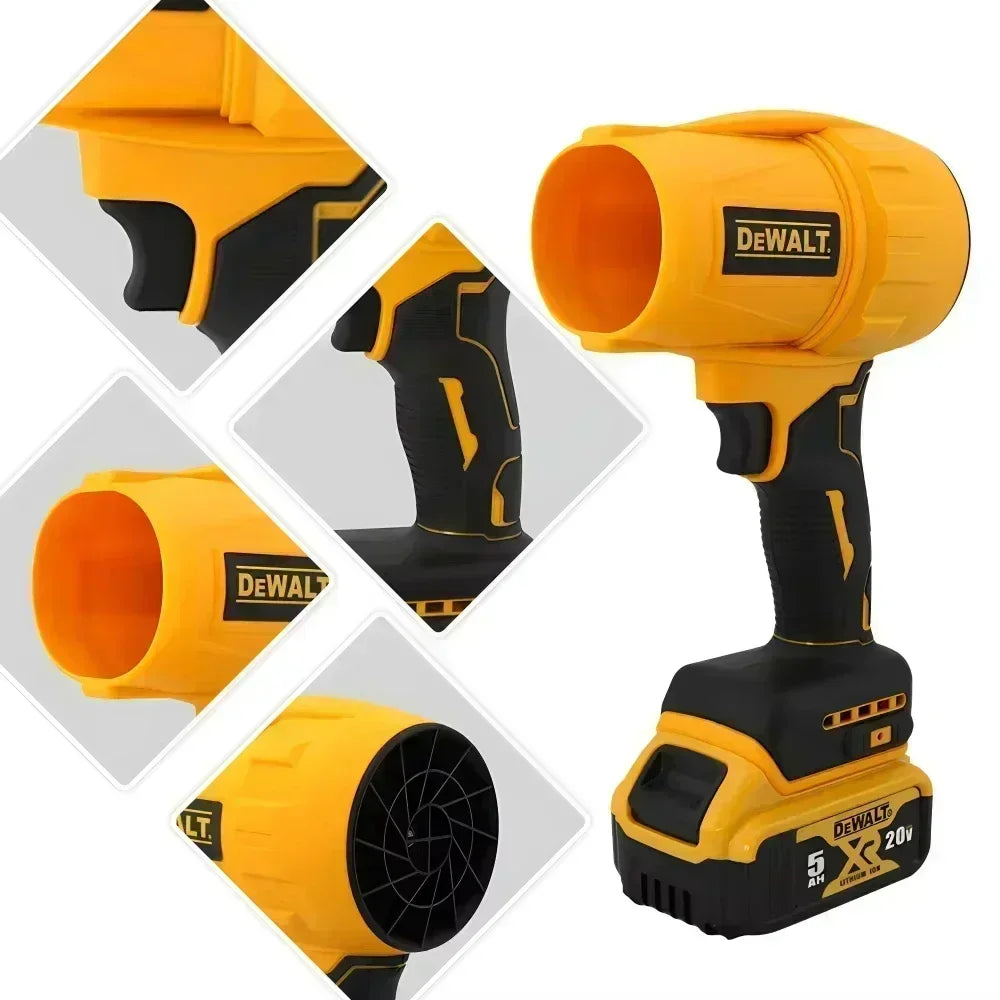 Dewalt-secador de pelo con cepillo de 30000RPM, ventilador Turbo inalámbrico, ventilador violento de mano, herramienta de eliminación de polvo recargable de 20V