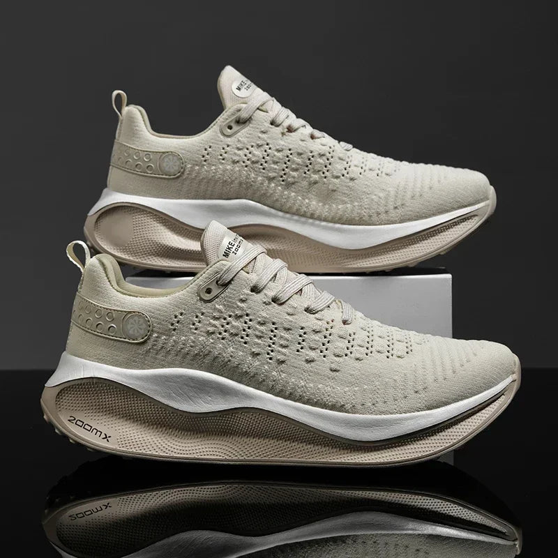 Zapatillas de deporte para Hombre, zapatos de tenis cómodos de malla, para correr, con placa de carbono, amortiguación, entrenamiento deportivo, trotar, Unisex, 2024