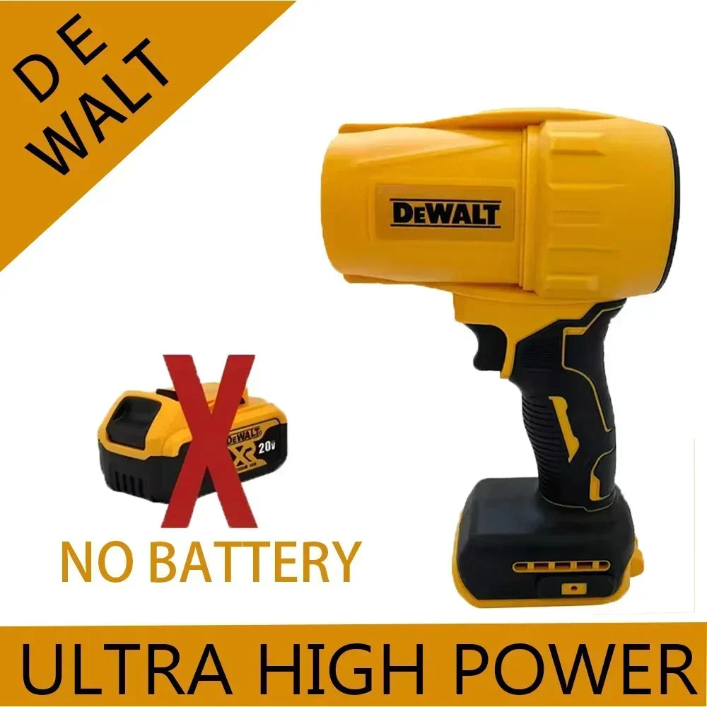 Dewalt-secador de pelo con cepillo de 30000RPM, ventilador Turbo inalámbrico, ventilador violento de mano, herramienta de eliminación de polvo recargable de 20V