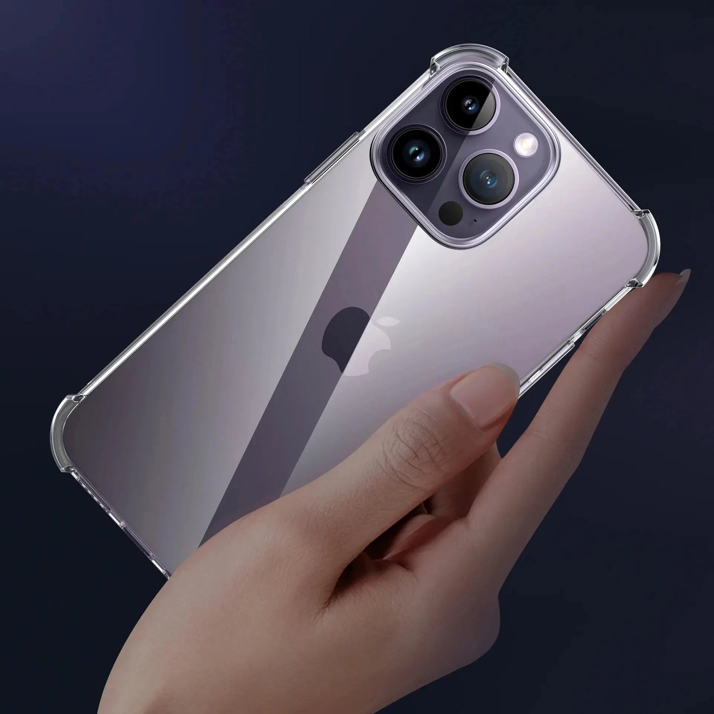 Funda transparente de lujo a prueba de golpes para iPhone 15, 14, 13, 12, 11 Pro Max, funda para teléfono en iPhone 13, 12, 14, 15 Plus, funda trasera transparente