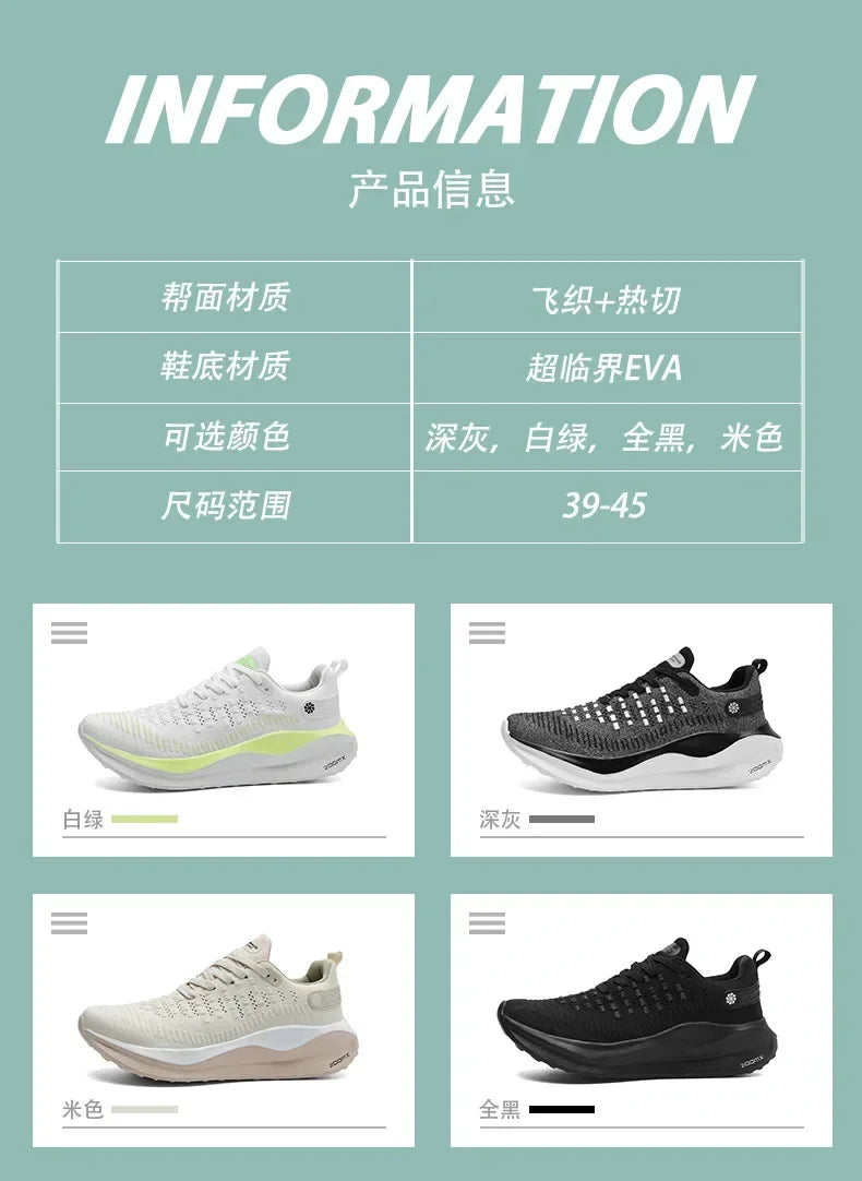 Zapatillas de deporte para Hombre, zapatos de tenis cómodos de malla, para correr, con placa de carbono, amortiguación, entrenamiento deportivo, trotar, Unisex, 2024