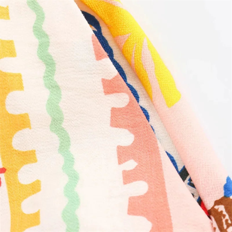 MUJER-Top corto con estampado de almazuela para mujer, Top sin mangas con cuello Halter y espalda descubierta con tirantes y hombros descubiertos, Tops cortos fruncidos de verano para mujer