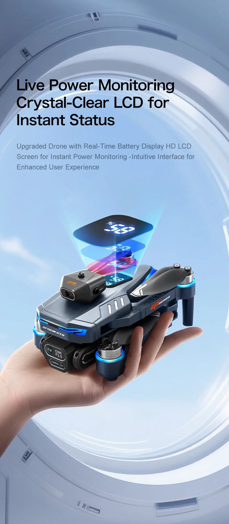 2025 Nuevo GT8 Drone GPS 8K Profesional HD 360 ° Cámaras duales 5G WIFI motores sin escobillas evitación de obstáculos juguetes de cuadricóptero plegables