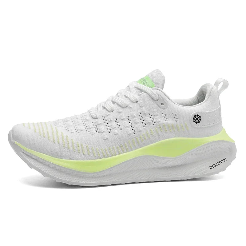 Zapatillas de deporte para Hombre, zapatos de tenis cómodos de malla, para correr, con placa de carbono, amortiguación, entrenamiento deportivo, trotar, Unisex, 2024