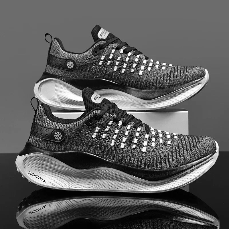 Zapatillas de deporte para Hombre, zapatos de tenis cómodos de malla, para correr, con placa de carbono, amortiguación, entrenamiento deportivo, trotar, Unisex, 2024