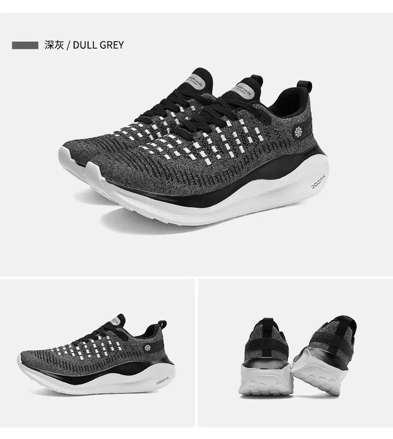 Zapatillas de deporte para Hombre, zapatos de tenis cómodos de malla, para correr, con placa de carbono, amortiguación, entrenamiento deportivo, trotar, Unisex, 2024