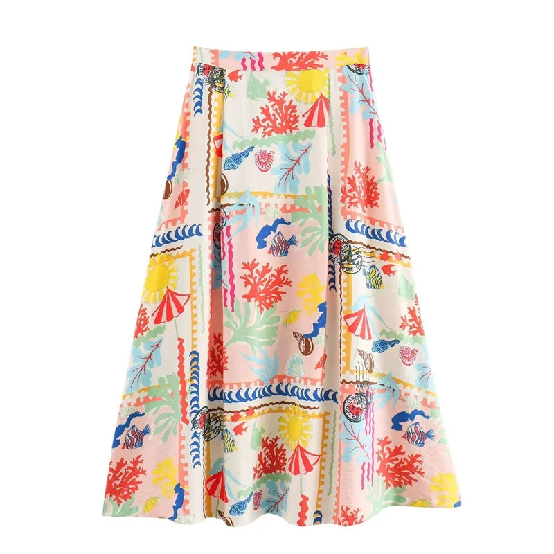 MUJER-Top corto con estampado de almazuela para mujer, Top sin mangas con cuello Halter y espalda descubierta con tirantes y hombros descubiertos, Tops cortos fruncidos de verano para mujer