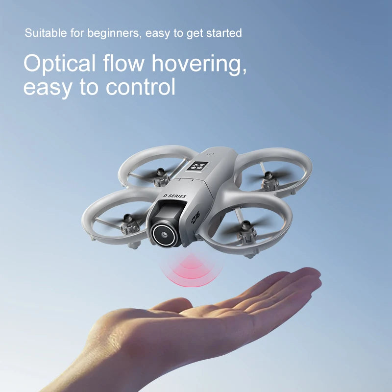 2025 D16 Mini Drone Cámara HD 4K 1080P 180 ° Lente Dron profesional para evitar obstáculos flujo óptico FPV Dron RC Quadcopter juguetes