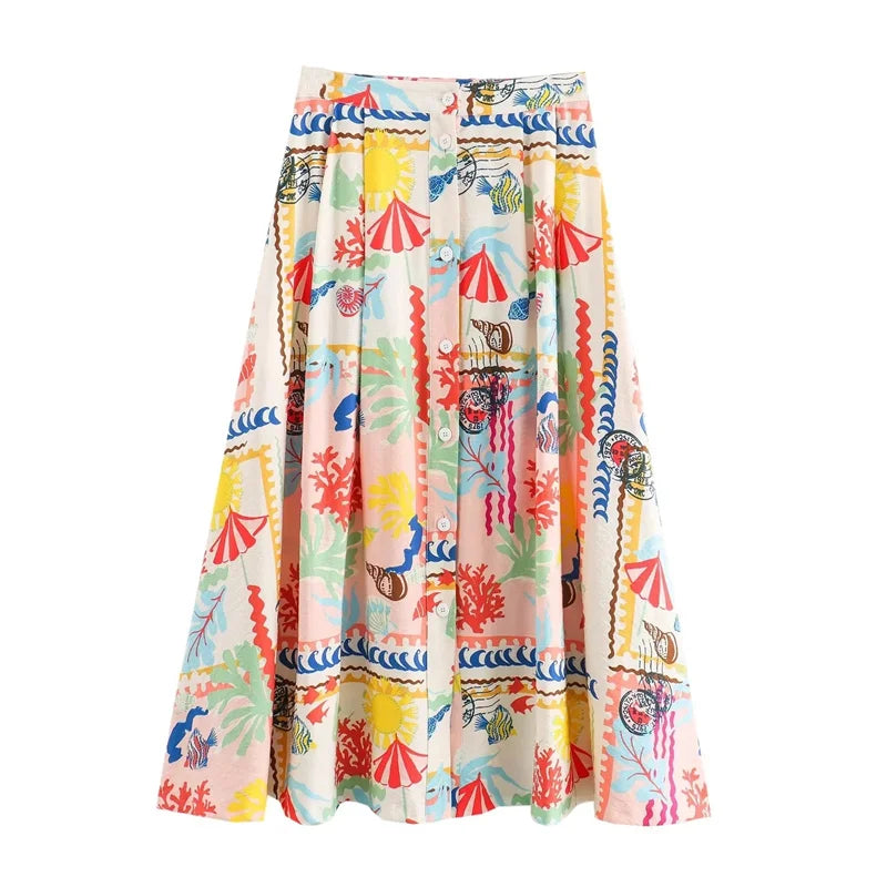 MUJER-Top corto con estampado de almazuela para mujer, Top sin mangas con cuello Halter y espalda descubierta con tirantes y hombros descubiertos, Tops cortos fruncidos de verano para mujer