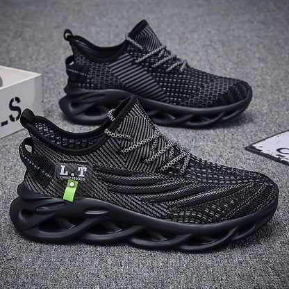Lightweight Non-Slip Breathable Blade Sneakers - Men's Sport Shoes for Running, Walking, and Training