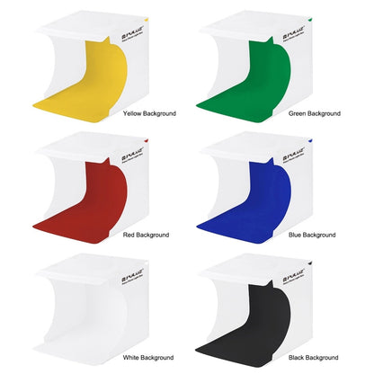 Portable Photo Studio Box - 550LM Folding LED Light Tent with 6-Color Backdrops - Ideal for Photography & Product Display