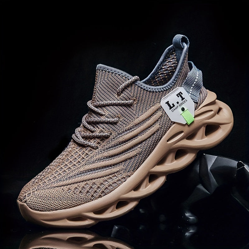 Lightweight Non-Slip Breathable Blade Sneakers - Men's Sport Shoes for Running, Walking, and Training