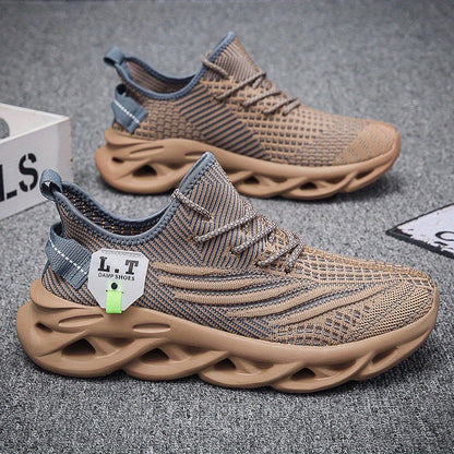 Lightweight Non-Slip Breathable Blade Sneakers - Men's Sport Shoes for Running, Walking, and Training