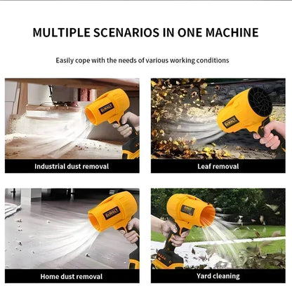 Dewalt-secador de pelo con cepillo de 30000RPM, ventilador Turbo inalámbrico, ventilador violento de mano, herramienta de eliminación de polvo recargable de 20V