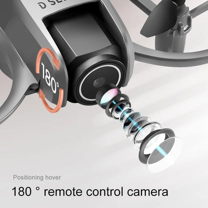 2025 D16 Mini Drone Cámara HD 4K 1080P 180 °   Lente Dron profesional para evitar obstáculos flujo óptico FPV Dron RC Quadcopter juguetes