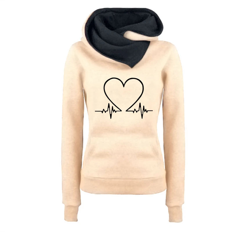 Long Sleeve Hoodies Jogging Sweatshirts Women's Daily Fashion