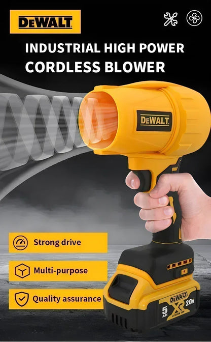 Dewalt-secador de pelo con cepillo de 30000RPM, ventilador Turbo inalámbrico, ventilador violento de mano, herramienta de eliminación de polvo recargable de 20V
