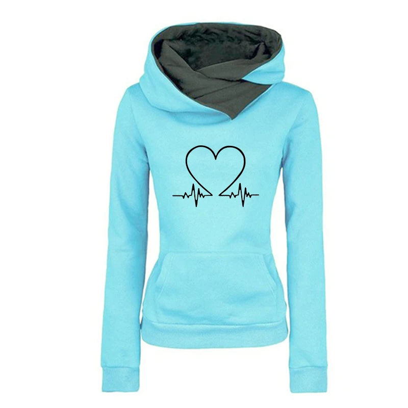 Long Sleeve Hoodies Jogging Sweatshirts Women's Daily Fashion