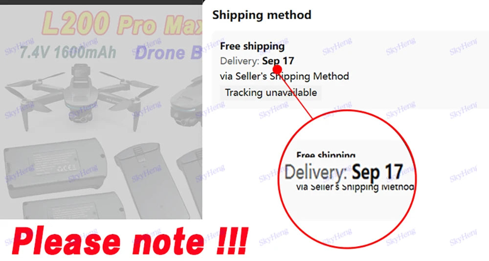 Batería Original para Dron S135, 7,4 V, 3000mAh, 30min de duración de la batería para S135 PRO Dron S135 ProMAX, piezas de accesorios