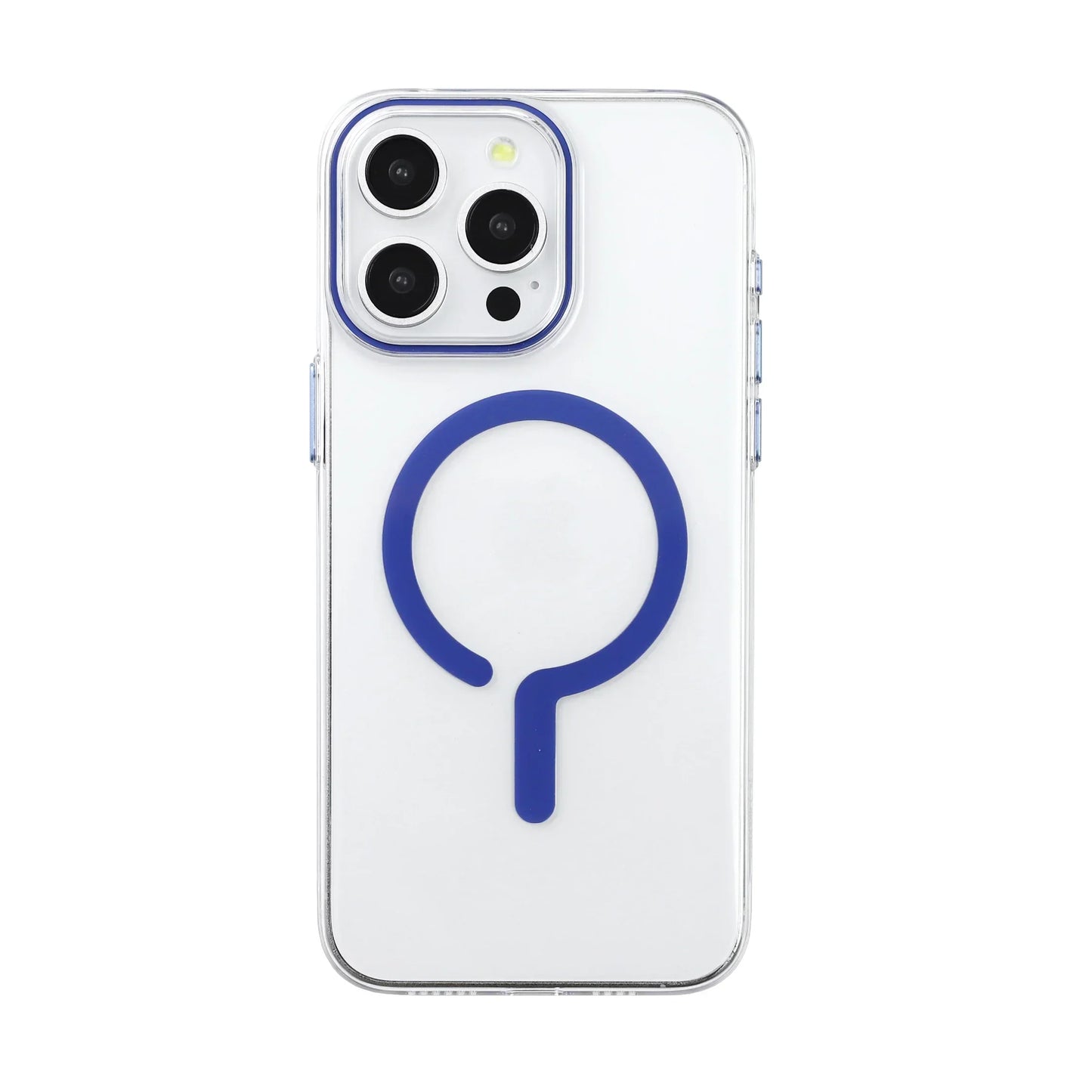 Para teléfono 16Pro Max titanio gris botón de metal fuerte magsafe caja de teléfono de carga para iPhone 16 15 14 13 12 Pro Max sho magnético