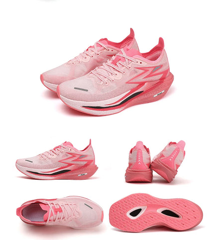 Zapatillas para correr especialidad tabla de carbono maratón hombres deportes transpirables ligeros mujeres cómodas zapatillas deportivas antideslizantes ﻿