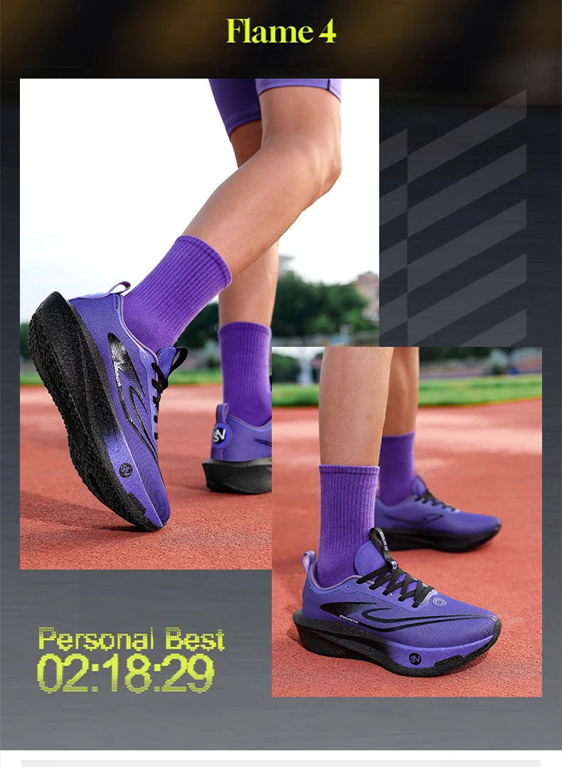 Zapatillas para correr para hombre, placa de carbono, especialidad, deportes de maratón, transpirables, ligeras, cómodas, antideslizantes, zapatillas de ocio