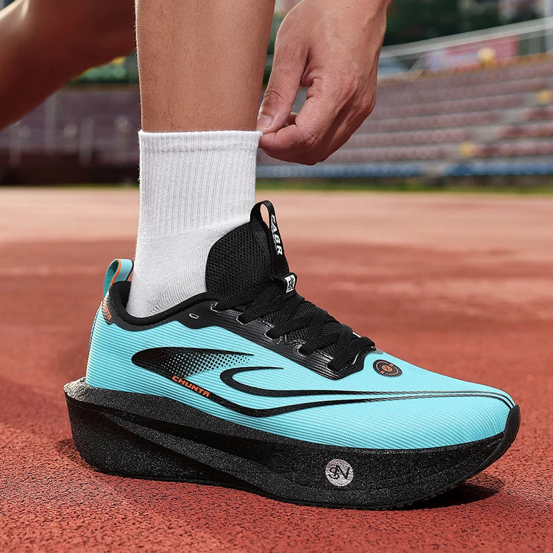 Zapatillas para correr para hombre, placa de carbono, especialidad, deportes de maratón, transpirables, ligeras, cómodas, antideslizantes, zapatillas de ocio