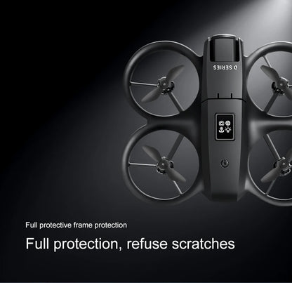 Mini Dron D16 con cámara HD 4K, Dron pequeño de bolsillo, Dron aéreo Vlog para niños principiantes