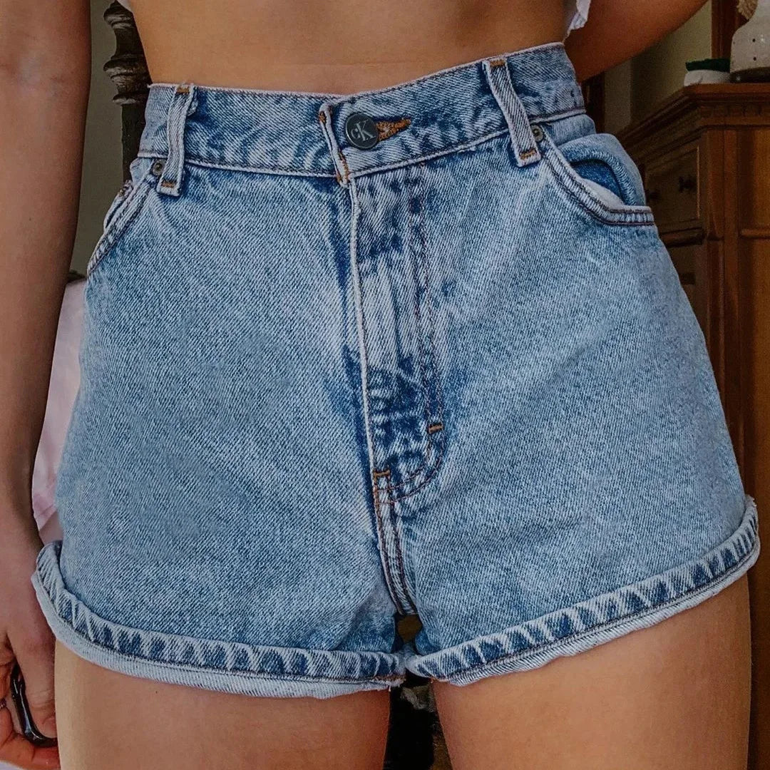 Pantalones cortos para mujer, pantalones vaqueros, pantalones vaqueros, pantalones bordados florales, cintura alta, informales, bolsillos regulares, empalme elegante, otoño