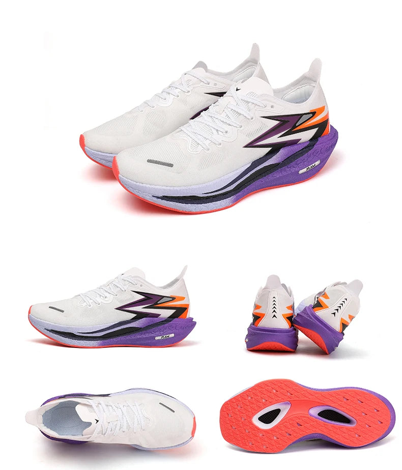 Zapatillas para correr especialidad tabla de carbono maratón hombres deportes transpirables ligeros mujeres cómodas zapatillas deportivas antideslizantes ﻿