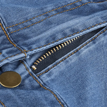 Pantalones cortos de mezclilla de cintura alta para mujer, pantalones cortos elásticos de cadera envueltos con borde crudo, pantalones vaqueros rasgados Retro, ropa de calle sólida, verano, caliente