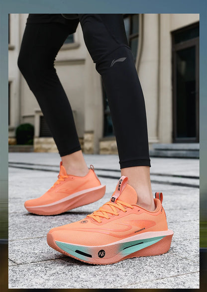 Zapatillas para correr para hombre, placa de carbono, especialidad, deportes de maratón, transpirables, ligeras, cómodas, antideslizantes, zapatillas de ocio
