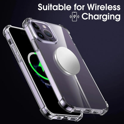 Funda transparente de lujo a prueba de golpes para iPhone 15, 14, 13, 12, 11 Pro Max, funda para teléfono en iPhone 13, 12, 14, 15 Plus, funda trasera transparente