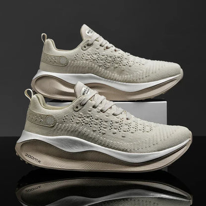 Zapatillas de deporte para Hombre, zapatos de tenis cómodos de malla, para correr, con placa de carbono, amortiguación, entrenamiento deportivo, trotar, Unisex, 2024