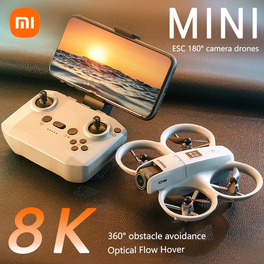 Mini Dron D16 con cámara HD 4K, Dron pequeño de bolsillo, Dron aéreo Vlog para niños principiantes