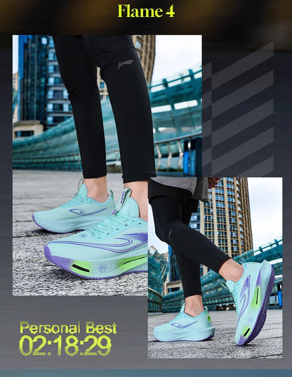 Zapatillas para correr para hombre, placa de carbono, especialidad, deportes de maratón, transpirables, ligeras, cómodas, antideslizantes, zapatillas de ocio