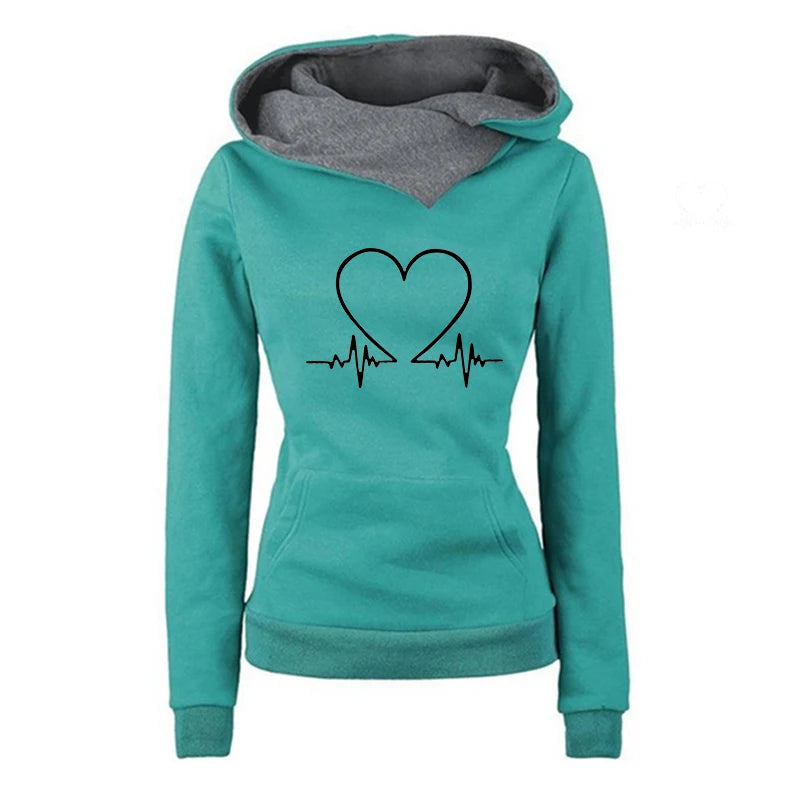 Long Sleeve Hoodies Jogging Sweatshirts Women's Daily Fashion