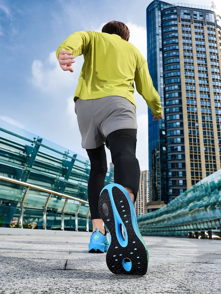 Zapatillas para correr para hombre, placa de carbono, especialidad, deportes de maratón, transpirables, ligeras, cómodas, antideslizantes, zapatillas de ocio
