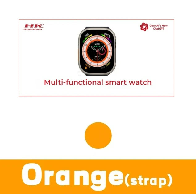 HK10PRO Chat GPT AMOLED 45mm NFC brújula BT llamada tacto suave ritmo cardíaco Smartwatch hombres mujeres